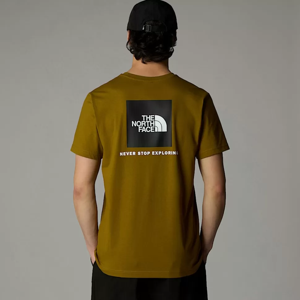 The North Face Camiseta Redbox Para Hombre Moss Green-TNF Black Sale