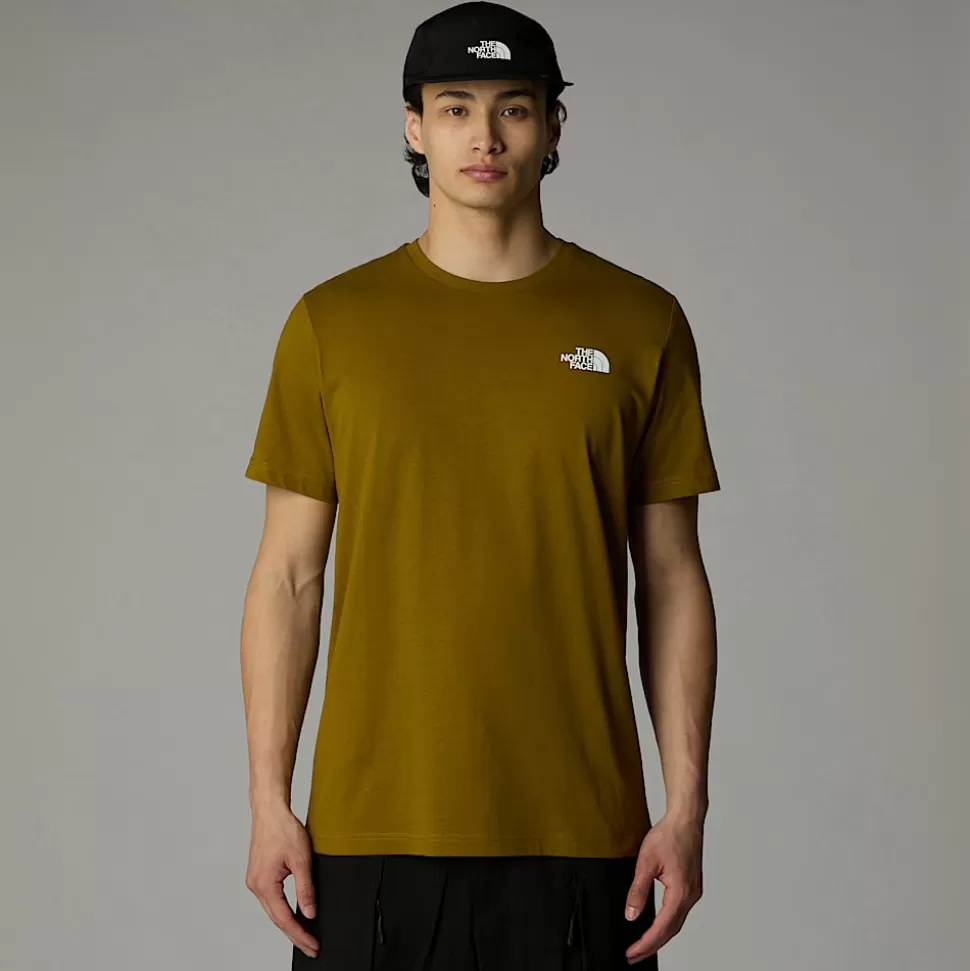 The North Face Camiseta Redbox Para Hombre Moss Green-TNF Black Sale