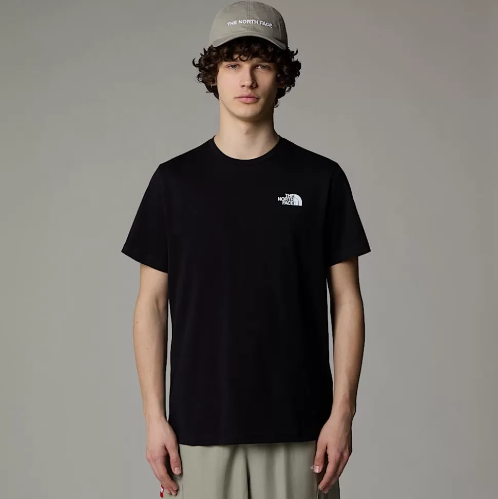 The North Face Camiseta Redbox Para Hombre TNF Black Fashion