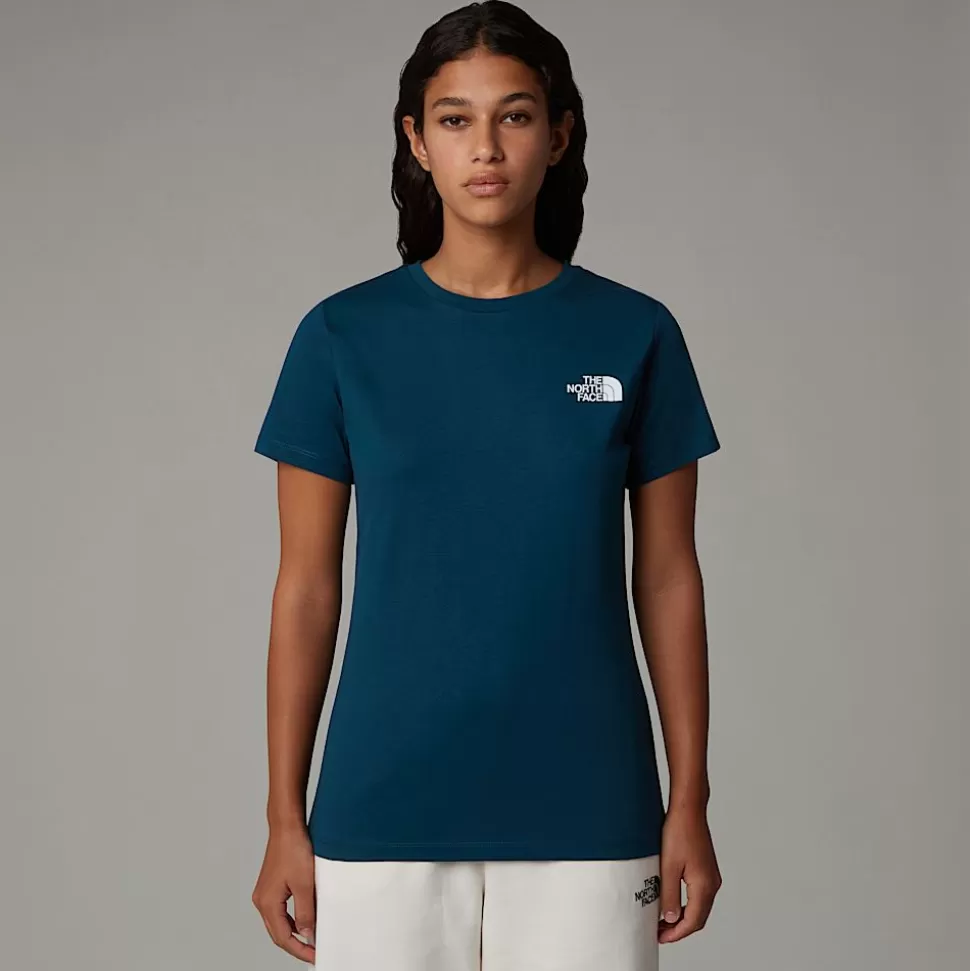 The North Face Camiseta Redbox Para Mujer Midnight Petrol Best Sale