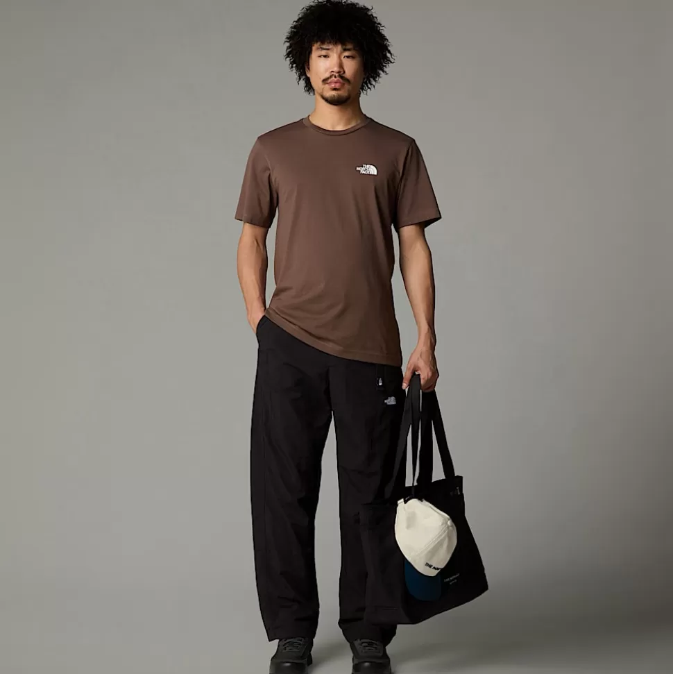The North Face Camiseta Simple Dome Para Hombre Smokey Brown New