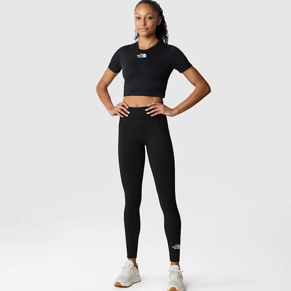 The North Face Camiseta Sin Costuras Para Mujer TNF Black Online