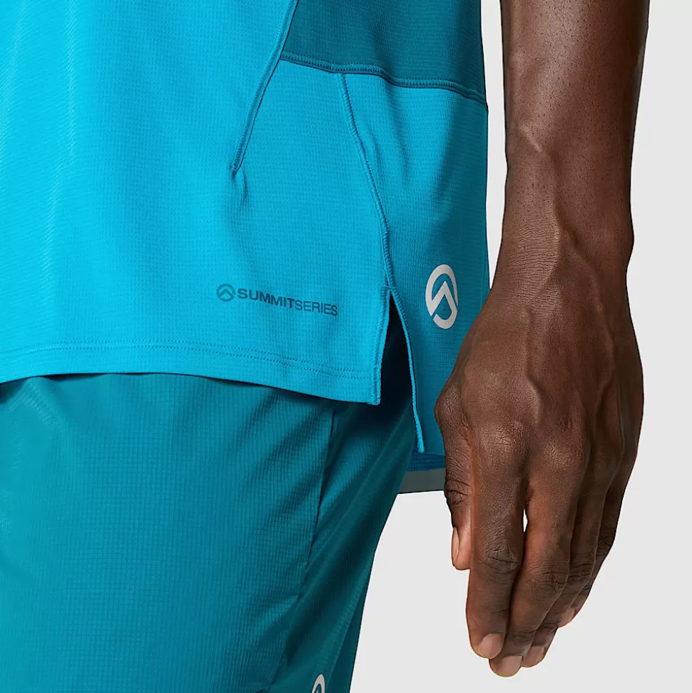 The North Face Camiseta Sin Mangas De Trail Running Summit High Para Hombre Sapphire Slate-Blue Moss Shop