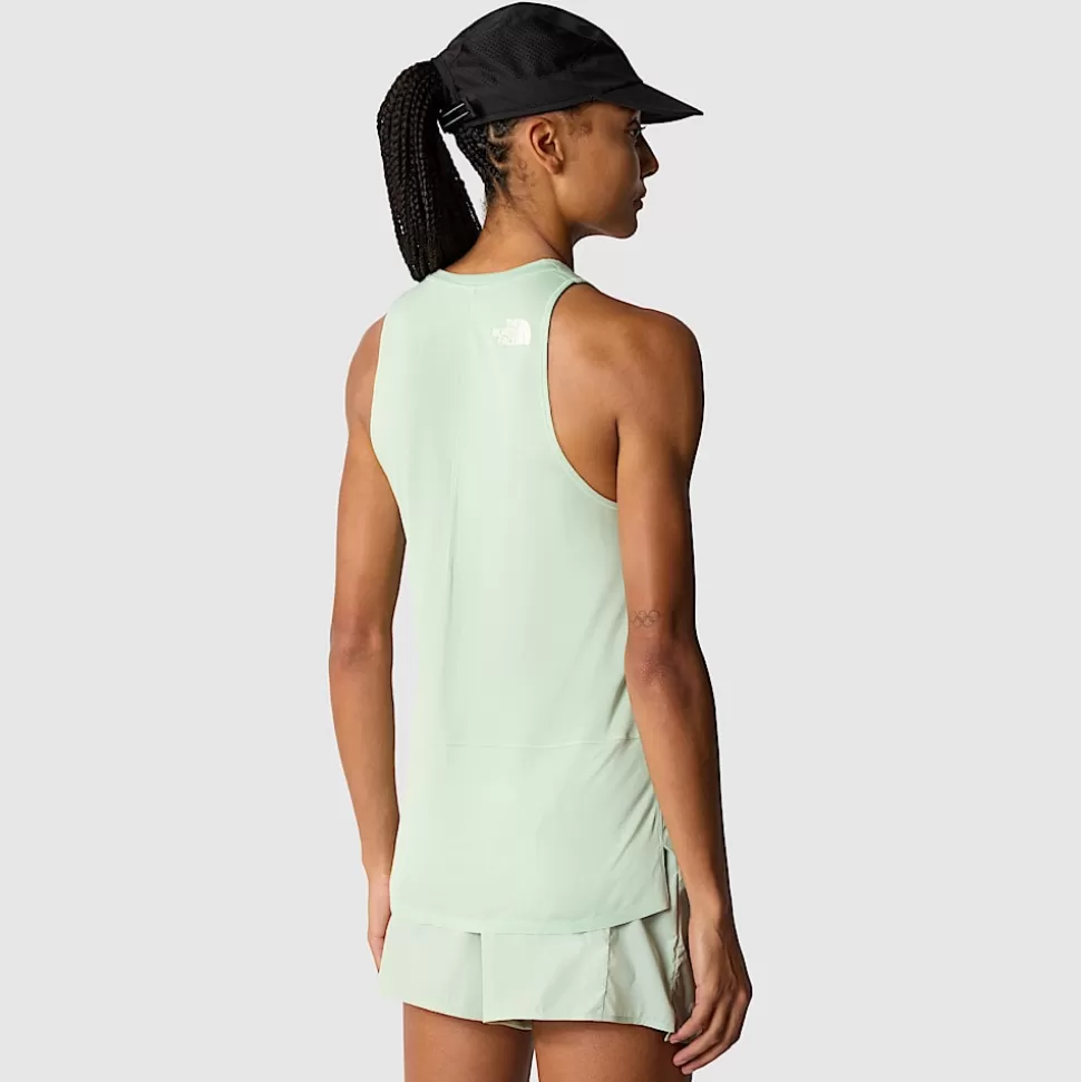The North Face Camiseta Sin Mangas De Trail Running Summit High Para Mujer Misty Sage Discount