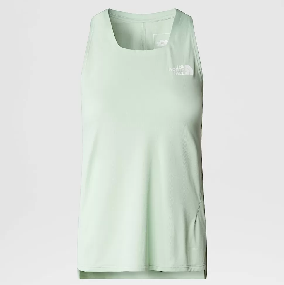 The North Face Camiseta Sin Mangas De Trail Running Summit High Para Mujer Misty Sage Discount