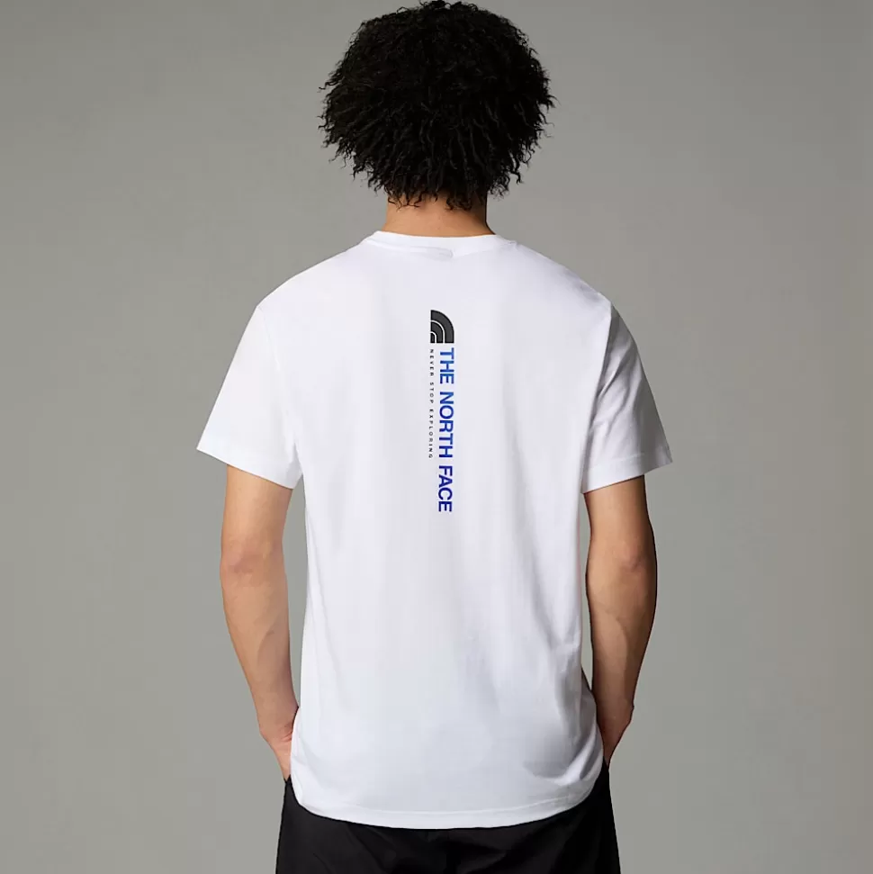 The North Face Camiseta Vertical Para Hombre TNF White Hot