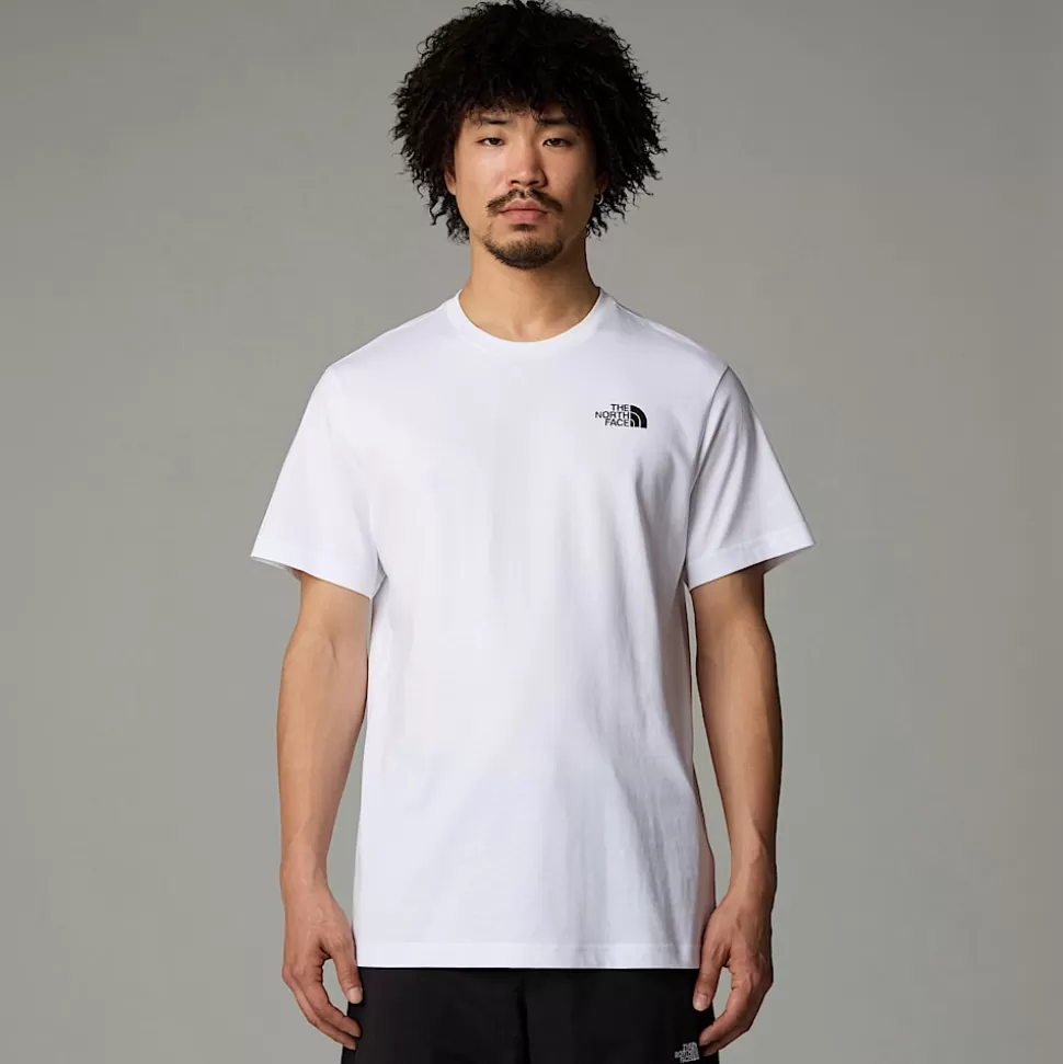 The North Face Camiseta Vertical Para Hombre TNF White Hot