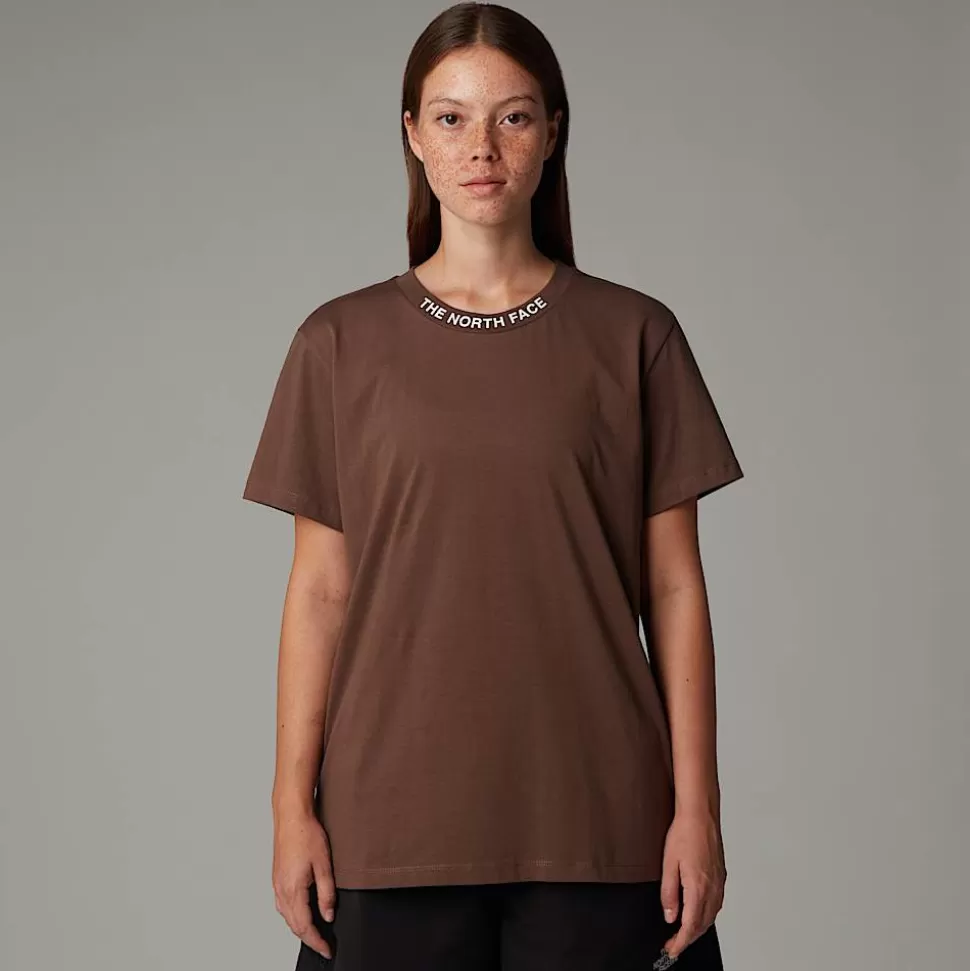 The North Face Camiseta Zumu Para Mujer Smokey Brown Clearance