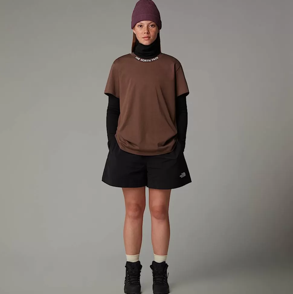 The North Face Camiseta Zumu Para Mujer Smokey Brown Clearance