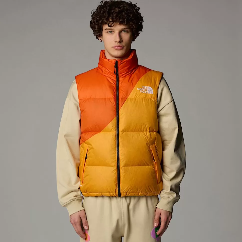 The North Face Chaleco Acolchado De Plumón TNF X Yinka Ilori Unisex Red Orange-Apricot Glaze Best