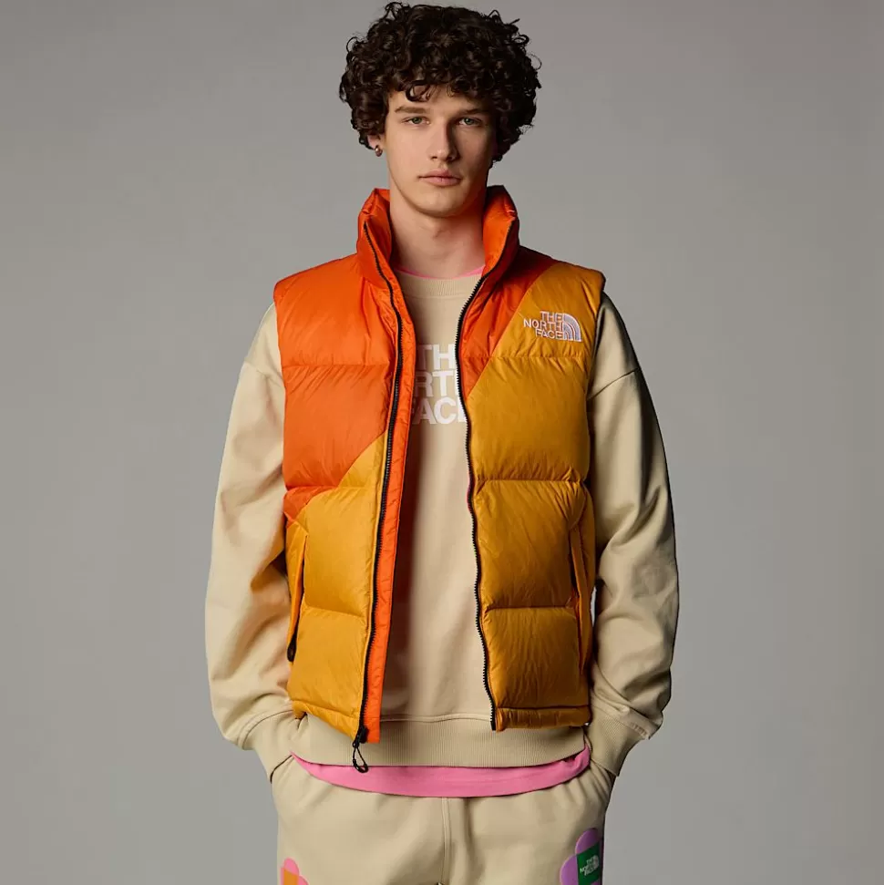 The North Face Chaleco Acolchado De Plumón TNF X Yinka Ilori Unisex Red Orange-Apricot Glaze Best