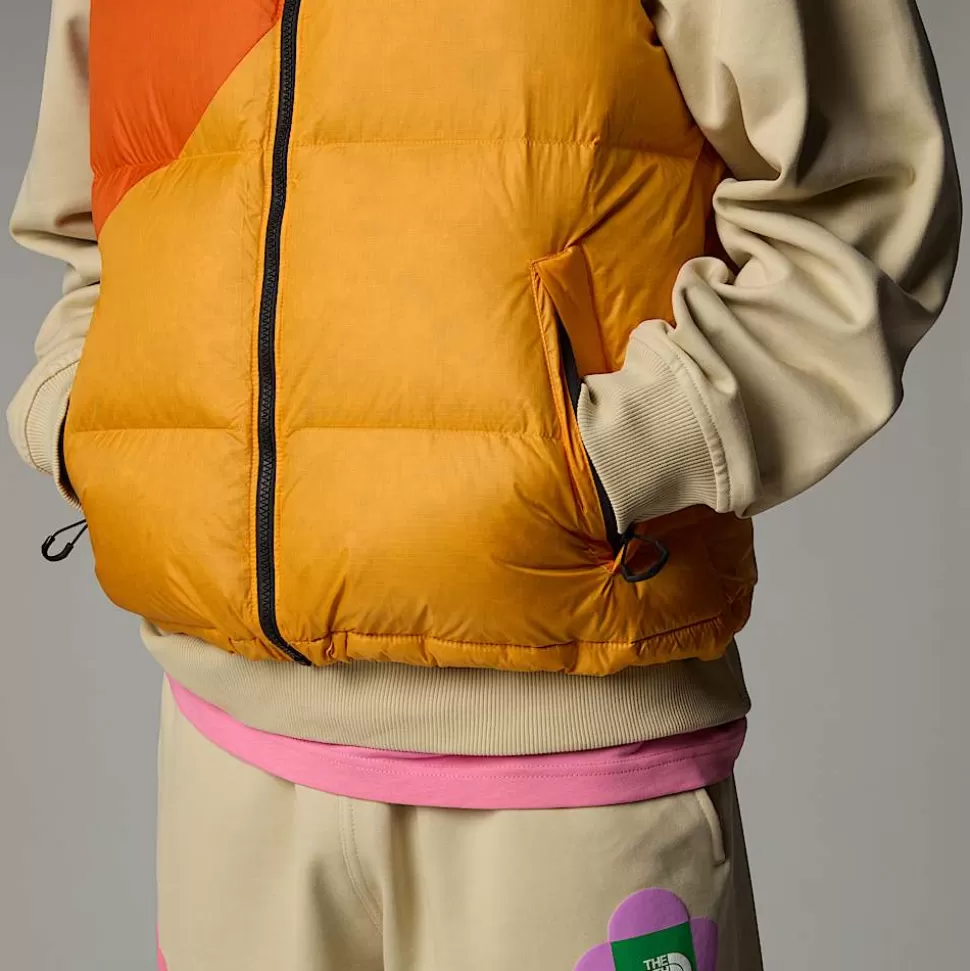 The North Face Chaleco Acolchado De Plumón TNF X Yinka Ilori Unisex Red Orange-Apricot Glaze Best
