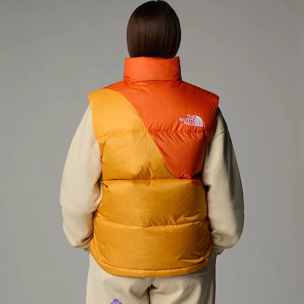 The North Face Chaleco Acolchado De Plumón TNF X Yinka Ilori Unisex Red Orange-Apricot Glaze Best