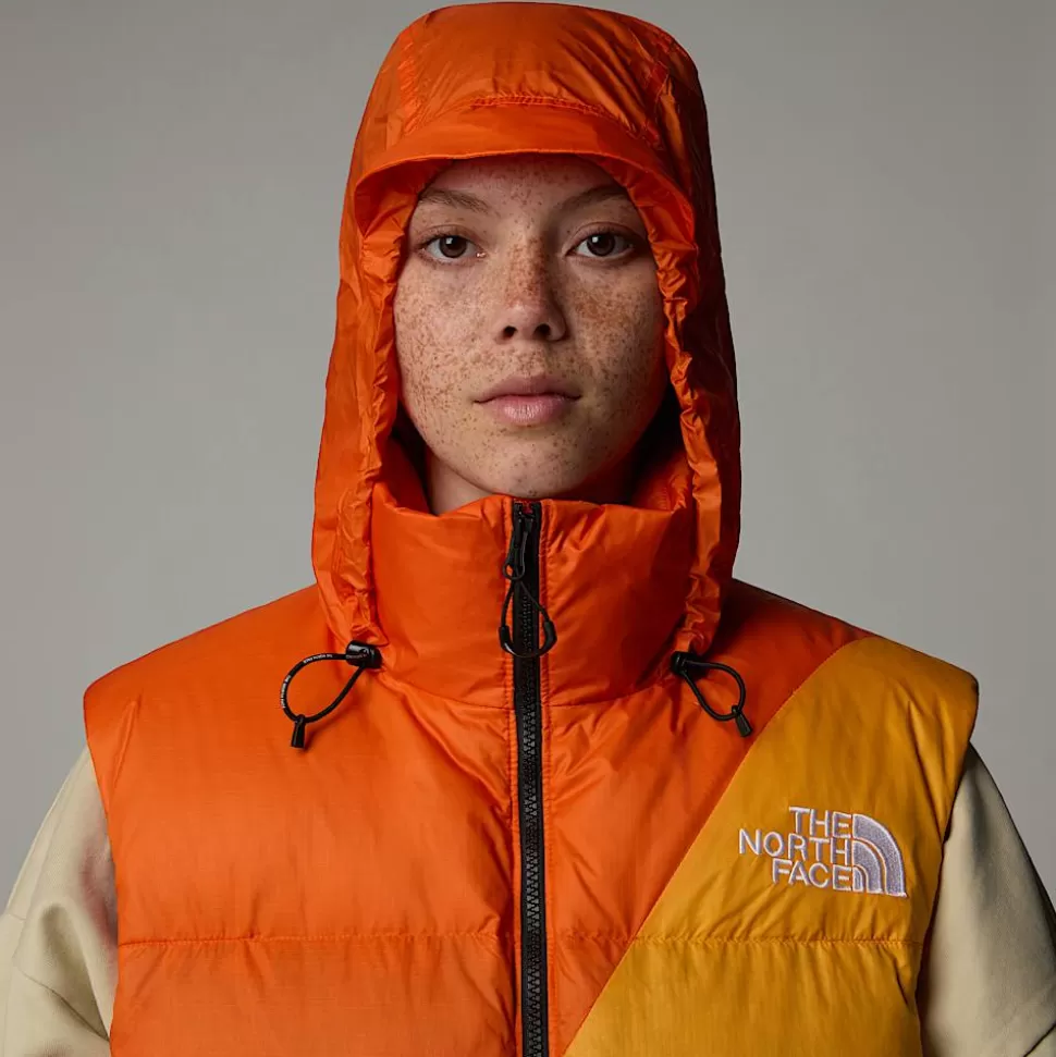 The North Face Chaleco Acolchado De Plumón TNF X Yinka Ilori Unisex Red Orange-Apricot Glaze Best