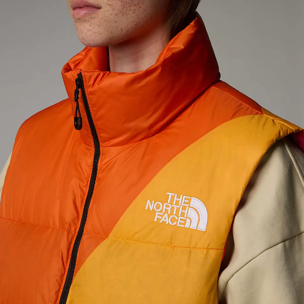The North Face Chaleco Acolchado De Plumón TNF X Yinka Ilori Unisex Red Orange-Apricot Glaze Best