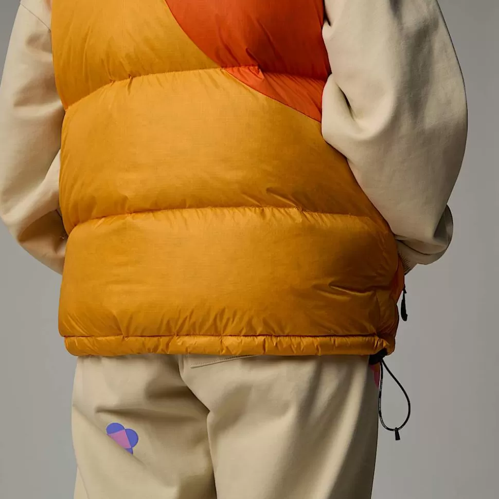 The North Face Chaleco Acolchado De Plumón TNF X Yinka Ilori Unisex Red Orange-Apricot Glaze Best