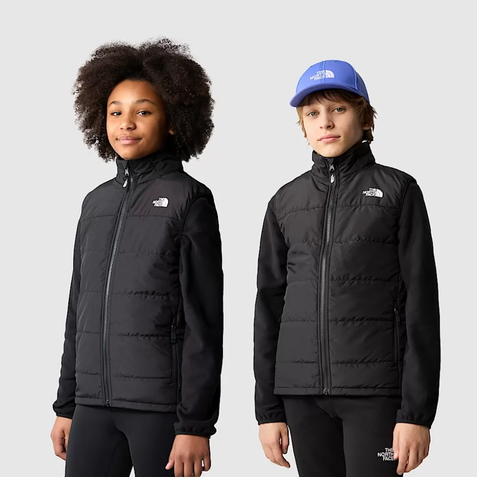 The North Face Chaleco Con Aislamiento Térmico Reactor Para Jóvenes TNF Black Cheap
