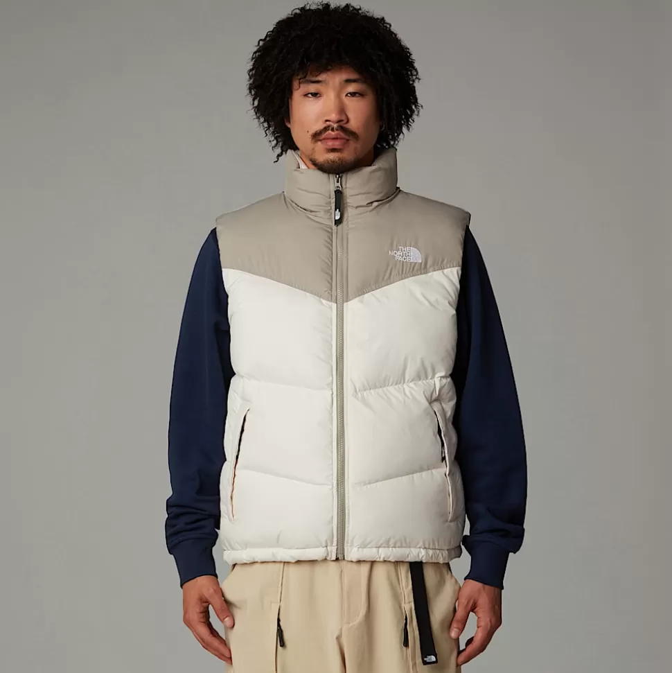 The North Face Chaleco Saikuru Para Hombre White Dune-Clay Grey Best Sale