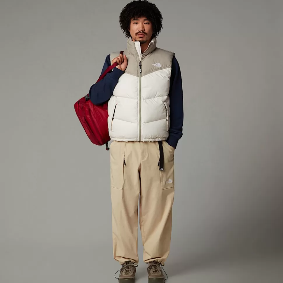 The North Face Chaleco Saikuru Para Hombre White Dune-Clay Grey Best Sale