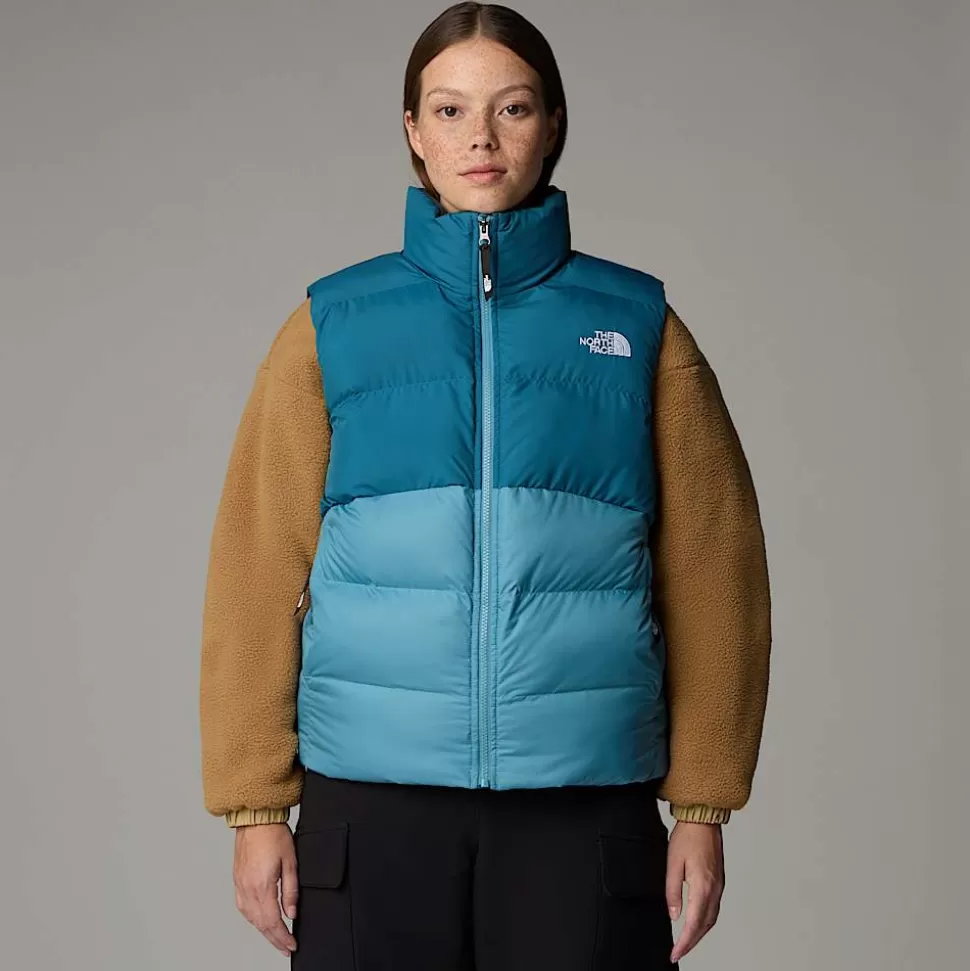 The North Face Chaleco Saikuru Para Mujer Algae Blue-Mallard Blue Fashion