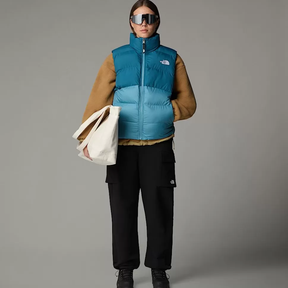 The North Face Chaleco Saikuru Para Mujer Algae Blue-Mallard Blue Fashion