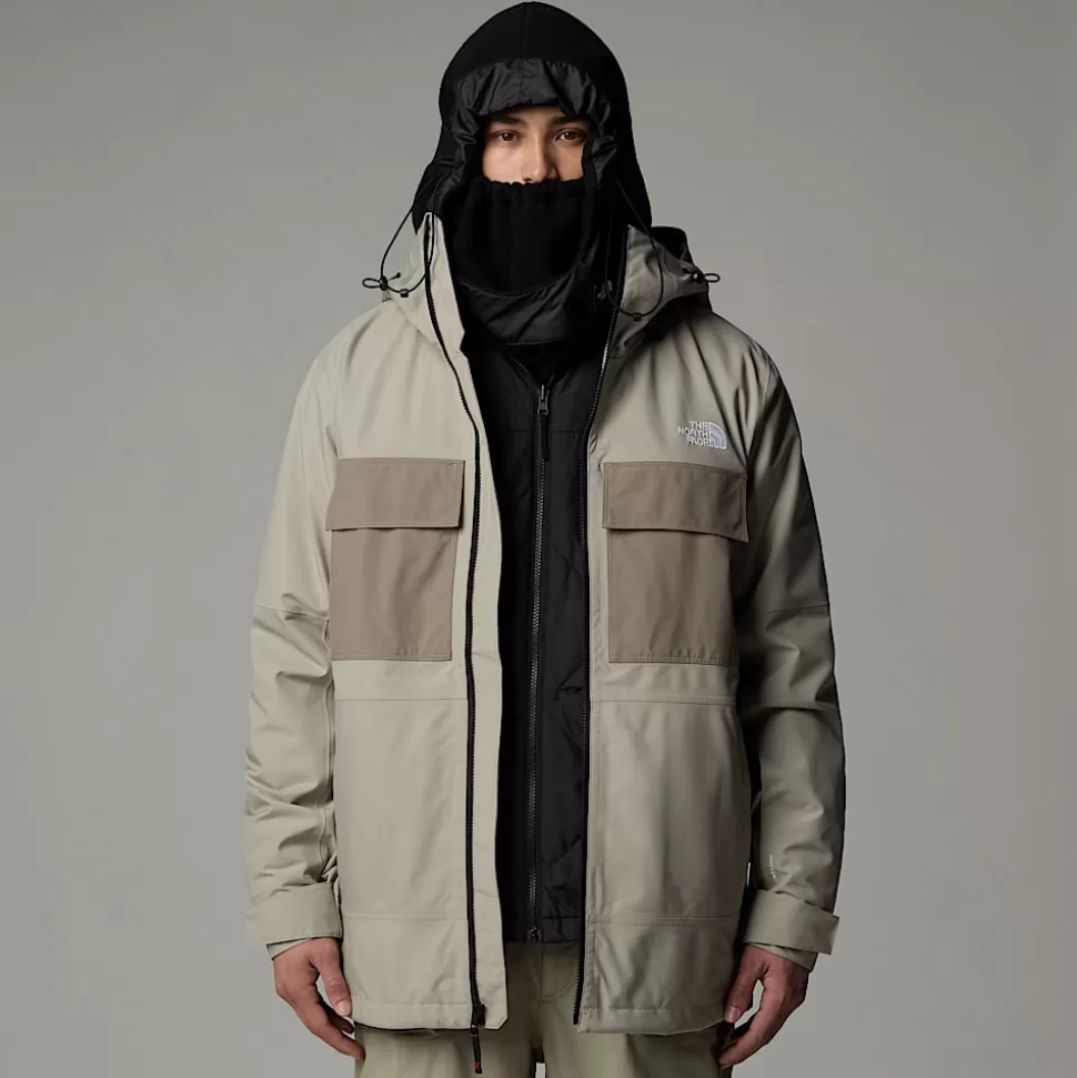 The North Face Chaqueta 3 En 1 Triclimate Fourbarrel Para Hombre Clay Grey-TNF Black Cheap