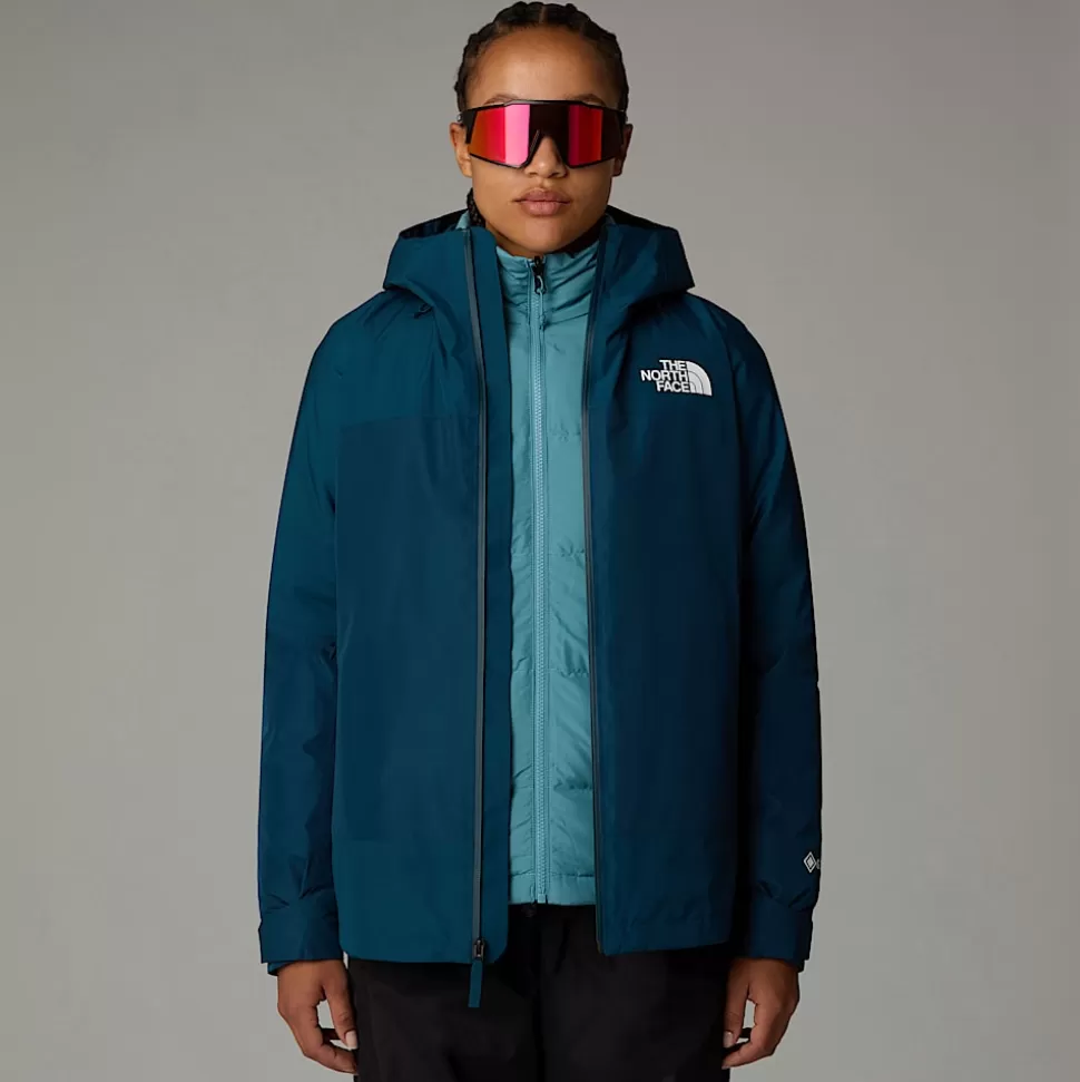 The North Face Chaqueta 3 En 1 Triclimate GORE-TEX® Mountain Light Para Mujer Midnight Petrol Hot