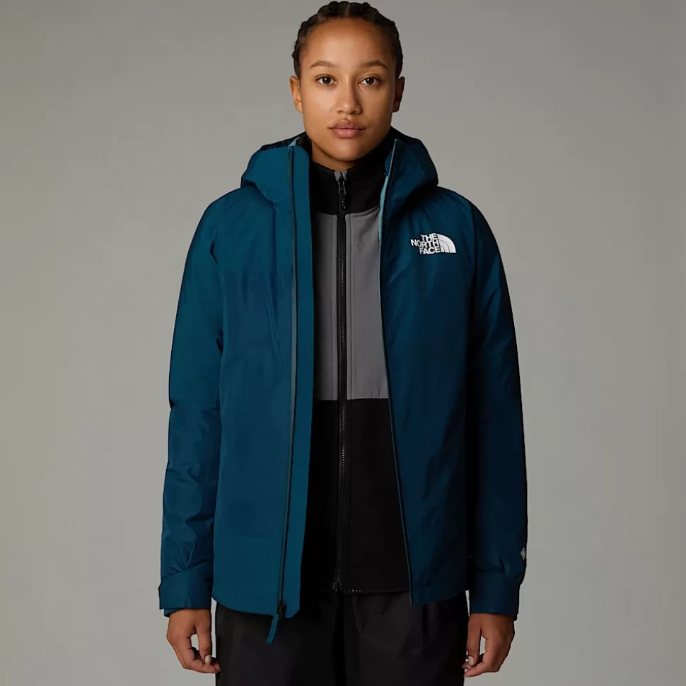 The North Face Chaqueta 3 En 1 Triclimate GORE-TEX® Mountain Light Para Mujer Midnight Petrol Hot