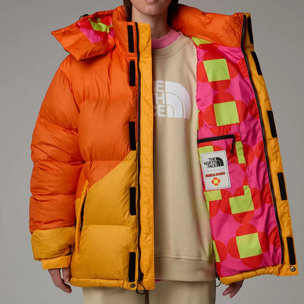 The North Face Chaqueta Acolchada De Plumón TNF X Yinka Ilori Unisex Red Orange-Apricot Glaze Sale