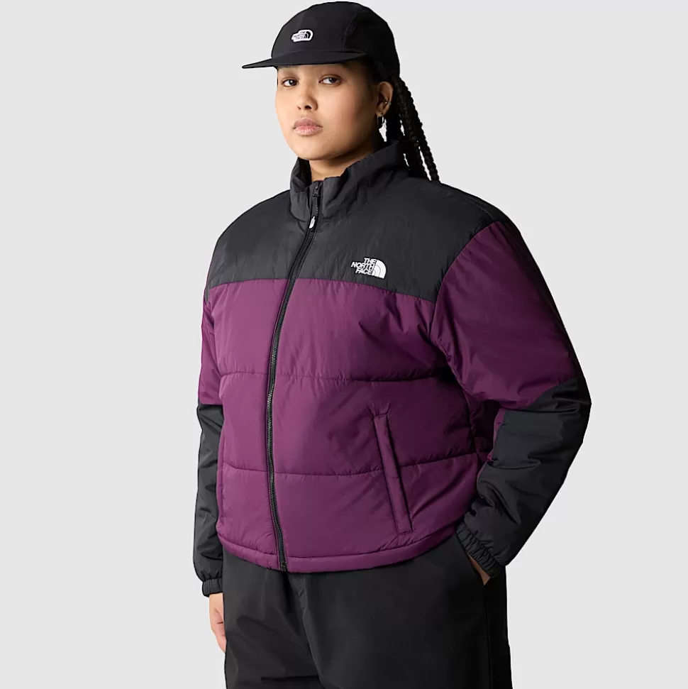 The North Face Chaqueta Acolchada De Talla Grandde Gosei Para Mujer Black Currant Purple Fashion