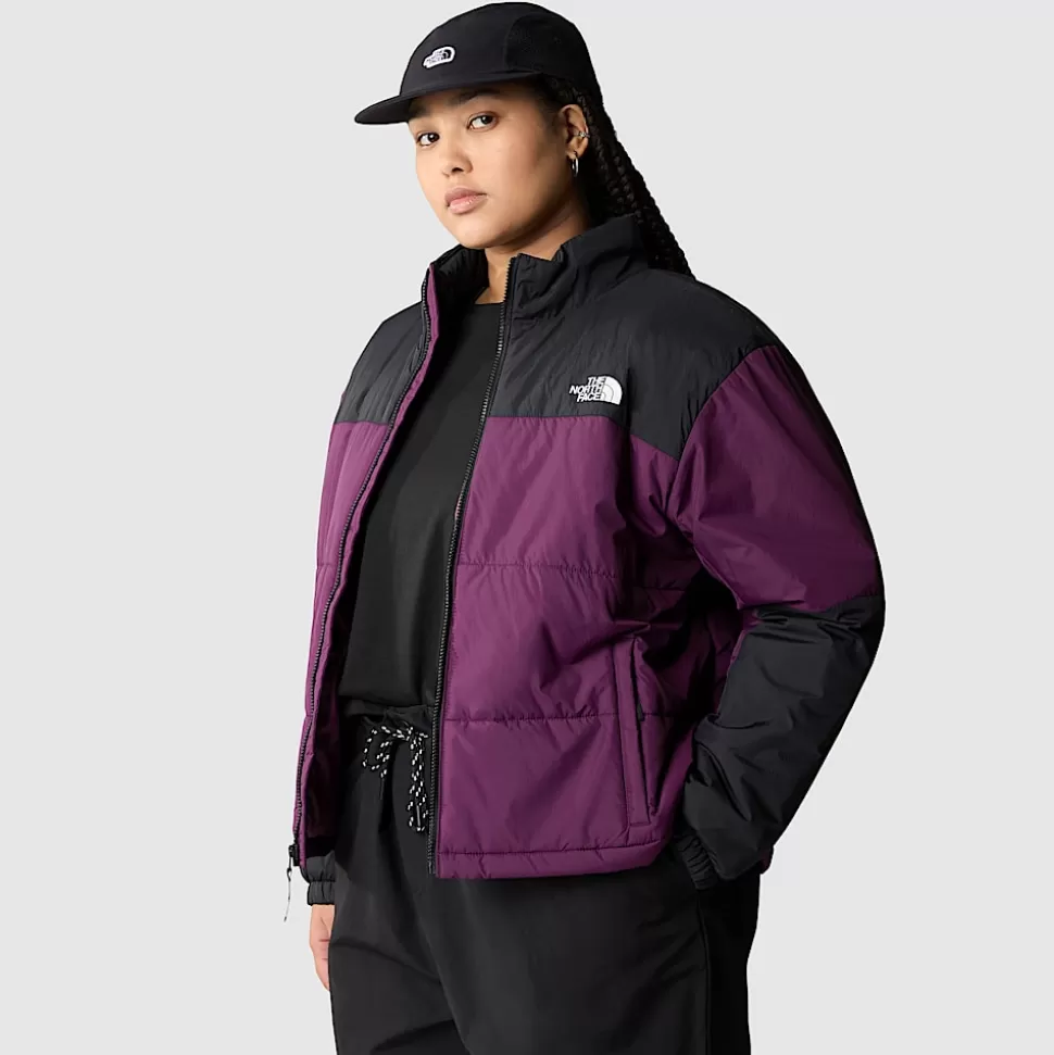 The North Face Chaqueta Acolchada De Talla Grandde Gosei Para Mujer Black Currant Purple Fashion