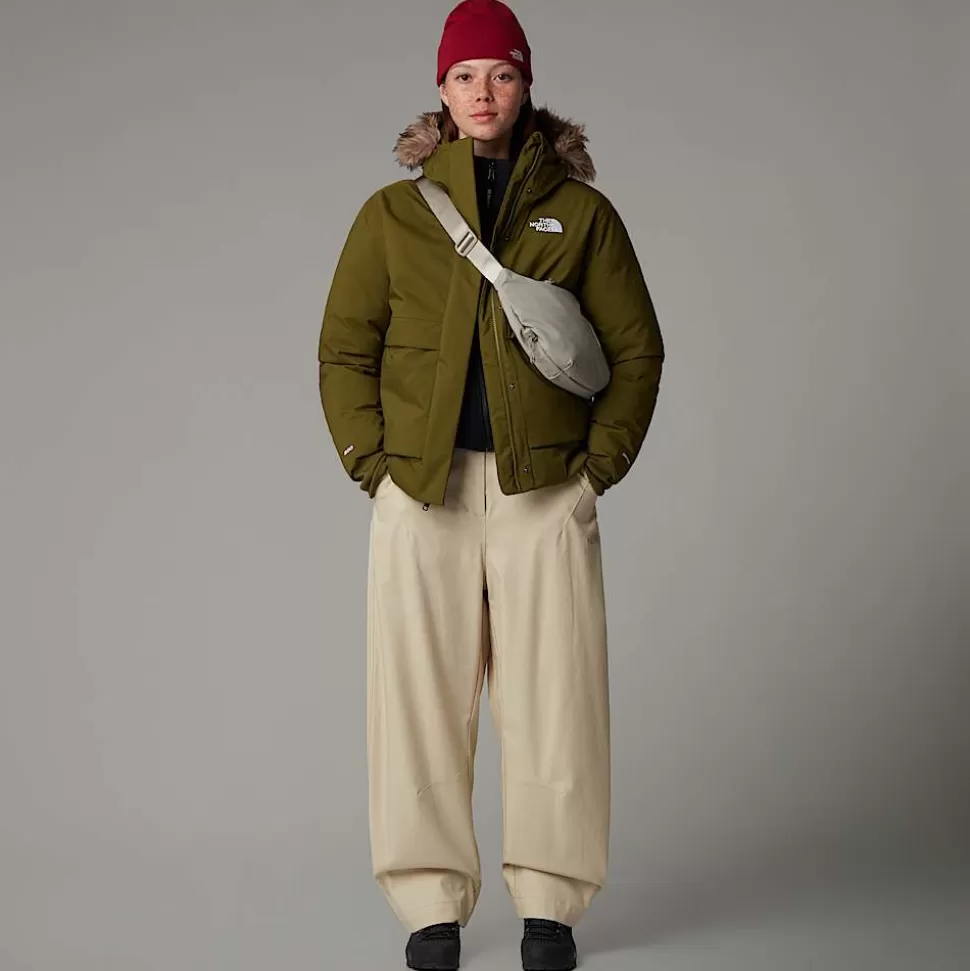 The North Face Chaqueta Bómber Arctic Para Mujer Forest Olive Fashion