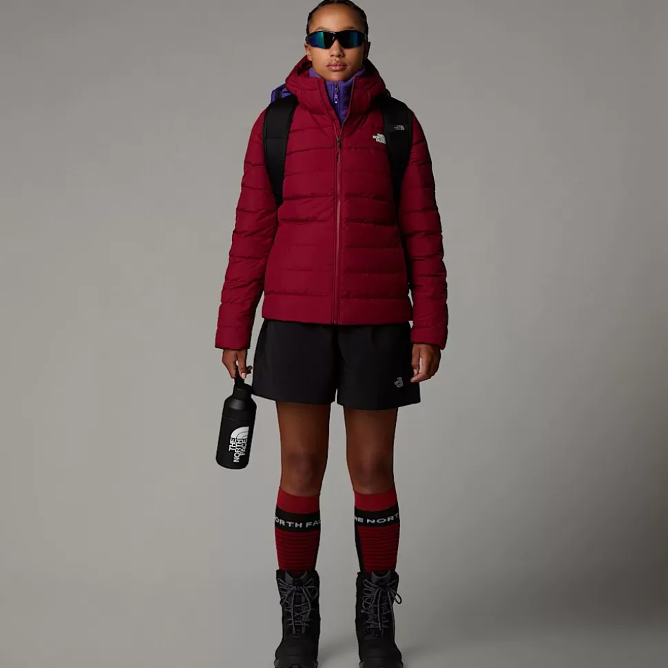 The North Face Chaqueta Con Capucha Aconcagua III Para Mujer Beetroot New