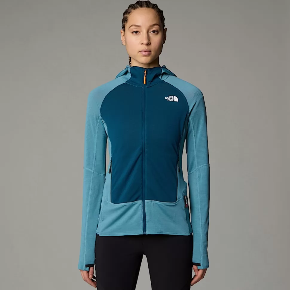 The North Face Chaqueta Con Capucha Polartec® Power Grid™ Bolt Para Mujer Algae Blue-Midnight Petrol Discount