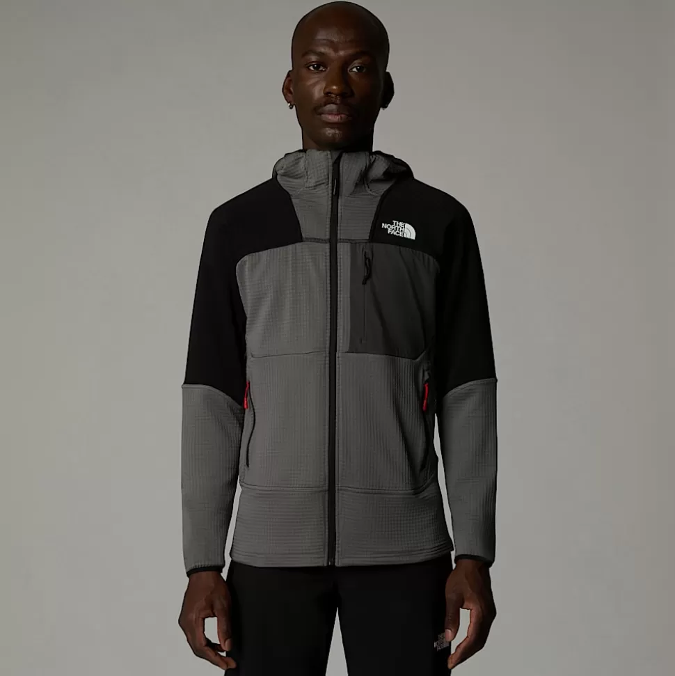 The North Face Chaqueta Con Capucha Power Grid™ Stormgap Para Hombre Smoked Pearl-TNF Black Cheap