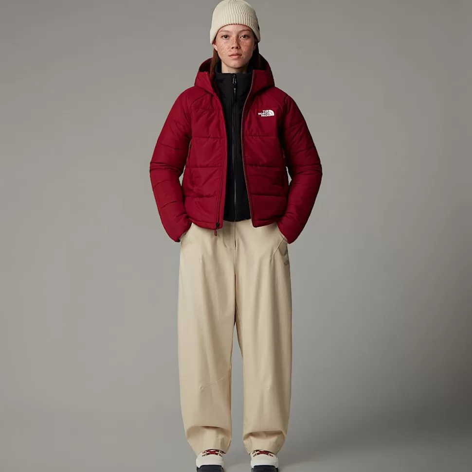 The North Face Chaqueta Con Capucha Y Aislamiento Térmico Sintético Circular Para Mujer Beetroot Outlet