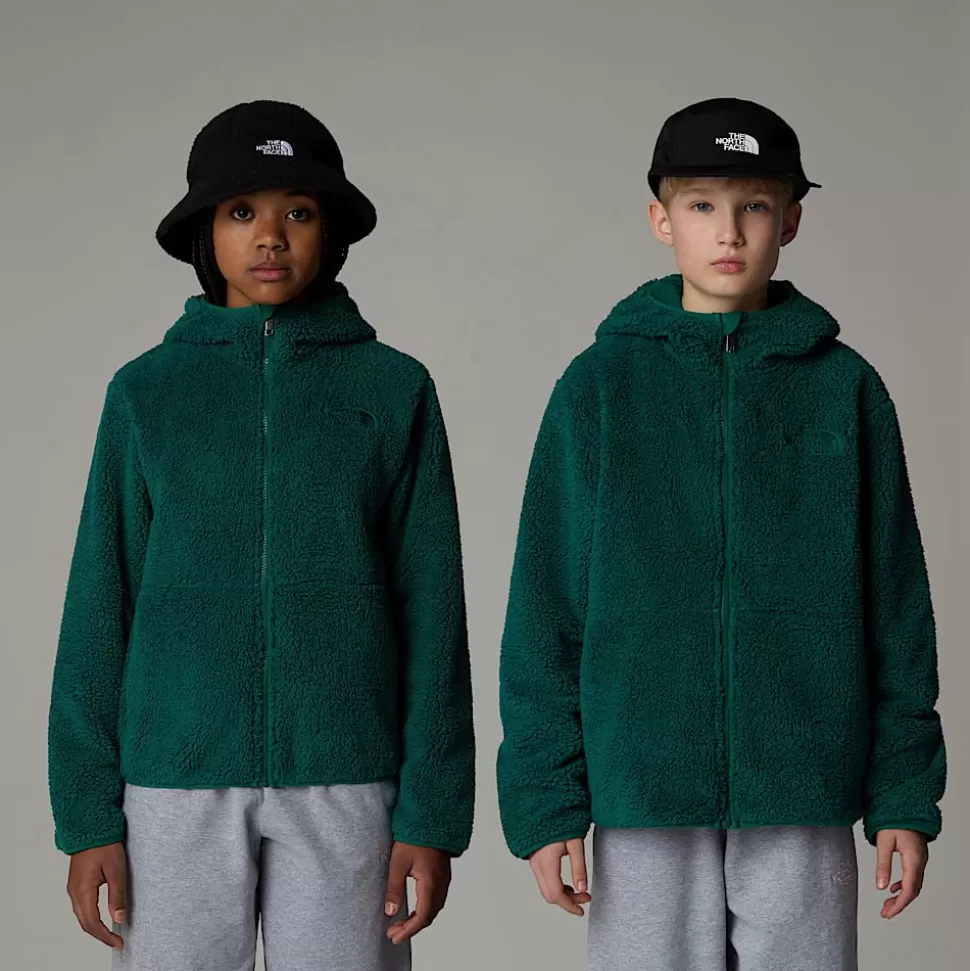 The North Face Chaqueta Con Capucha Y Cremallera Integral Campshire Para Jóvenes Evergreen Discount