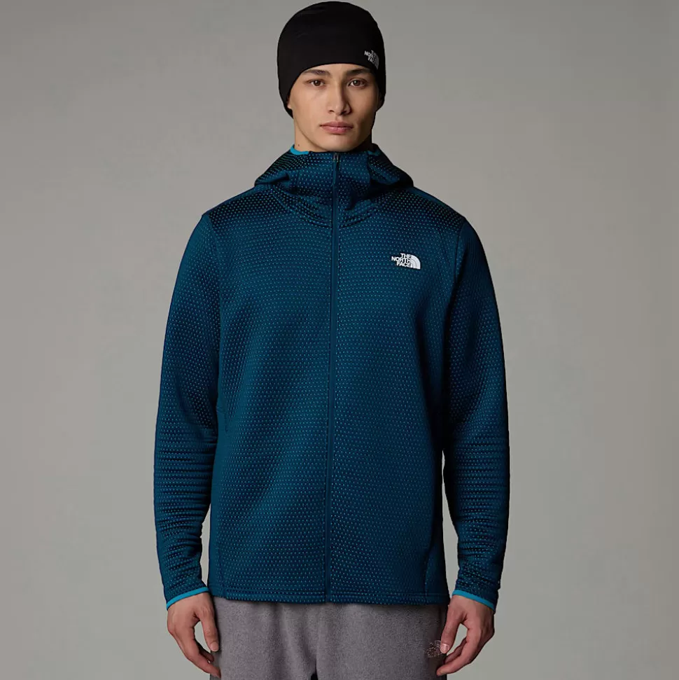 The North Face Chaqueta Con Capucha Y Cremallera Integral Vertical Thermal Para Hombre Midnight Petrol New