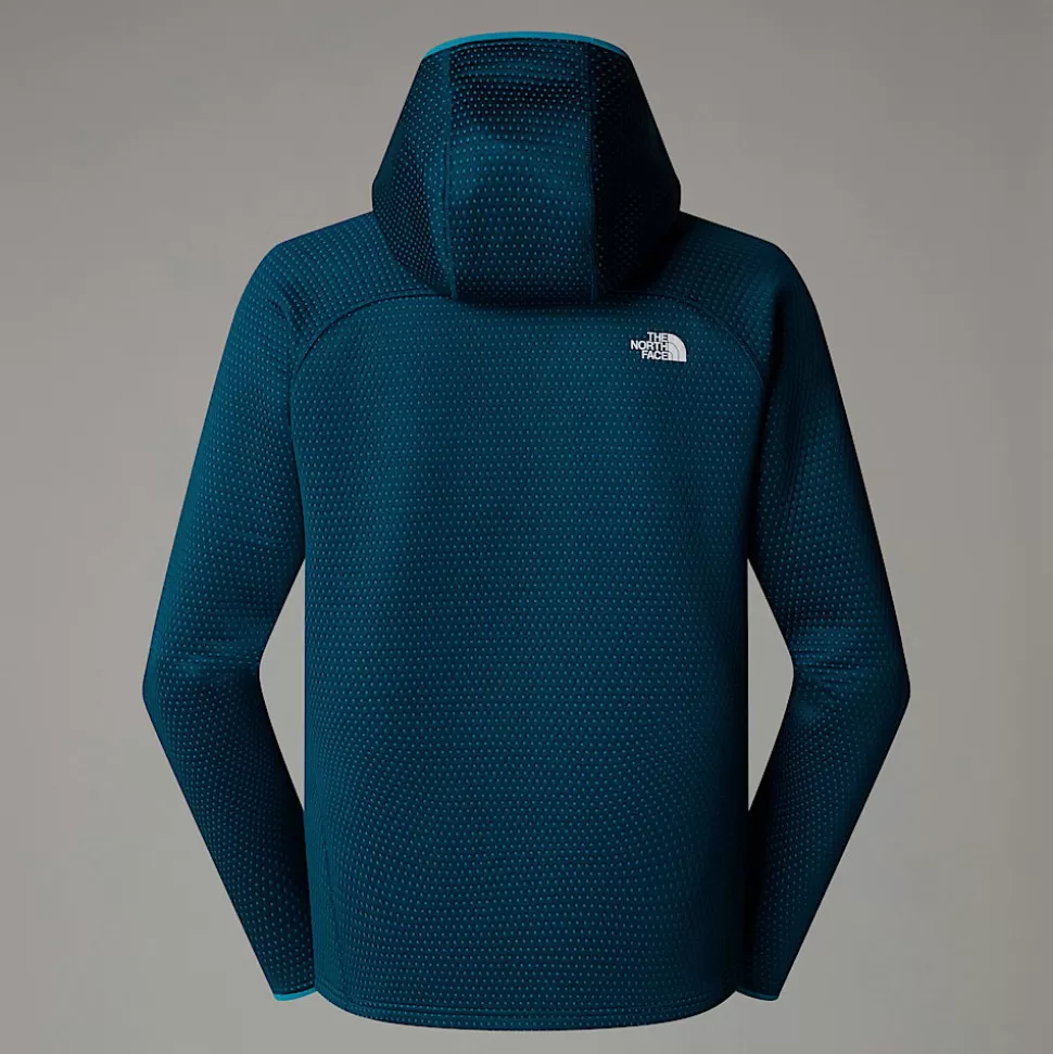 The North Face Chaqueta Con Capucha Y Cremallera Integral Vertical Thermal Para Hombre Midnight Petrol New