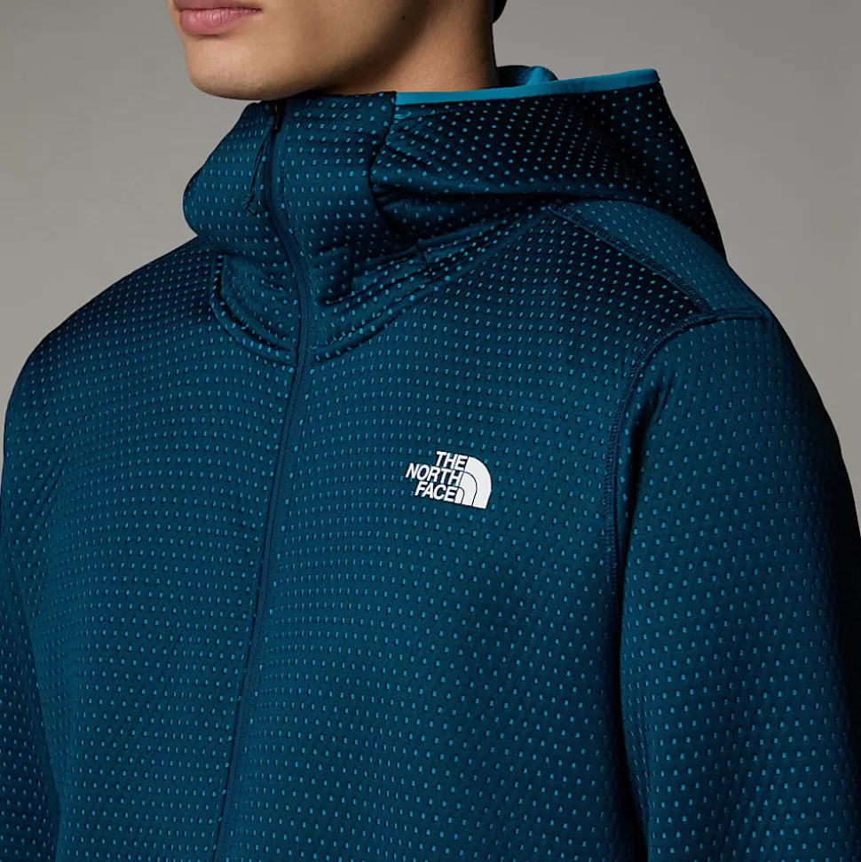 The North Face Chaqueta Con Capucha Y Cremallera Integral Vertical Thermal Para Hombre Midnight Petrol New