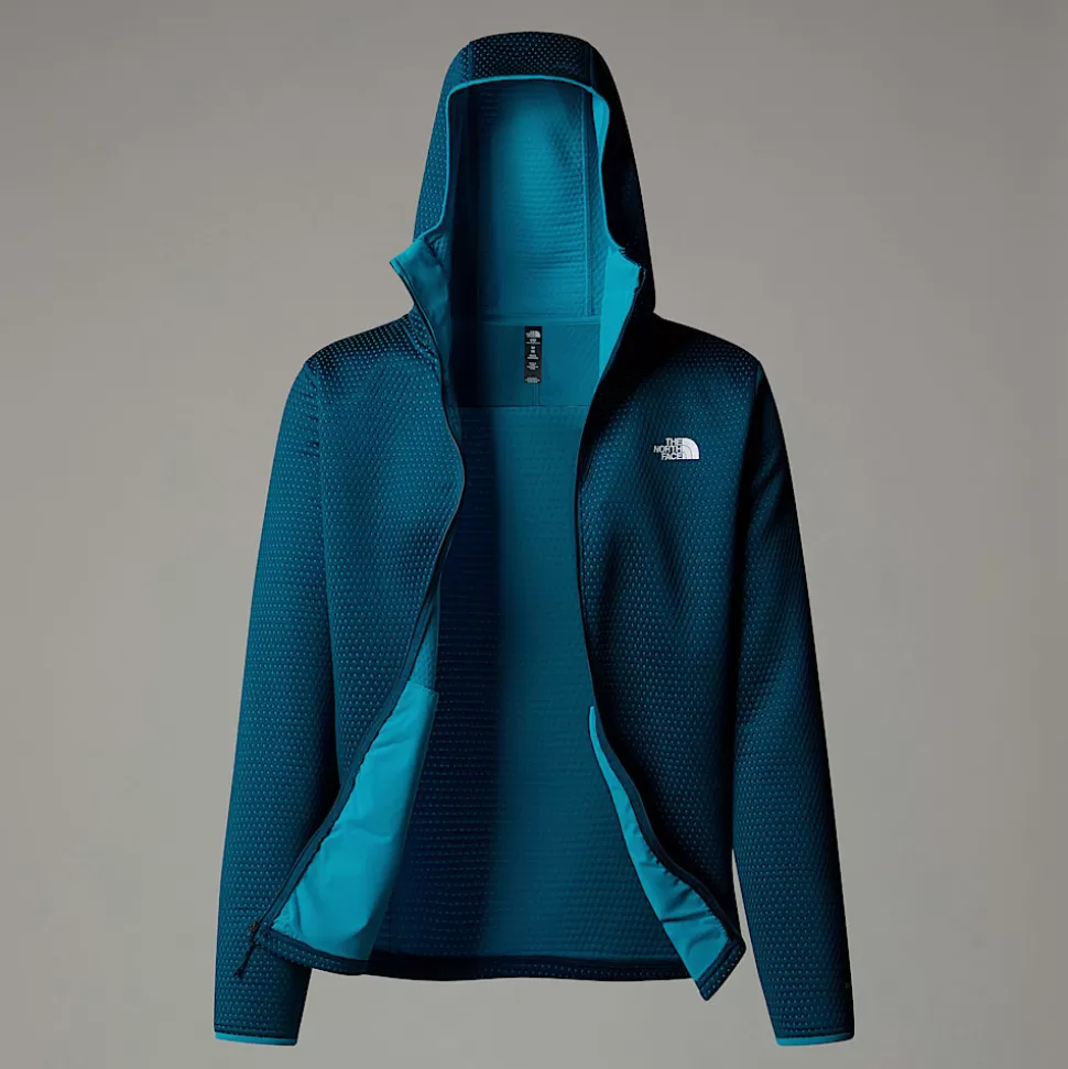 The North Face Chaqueta Con Capucha Y Cremallera Integral Vertical Thermal Para Hombre Midnight Petrol New