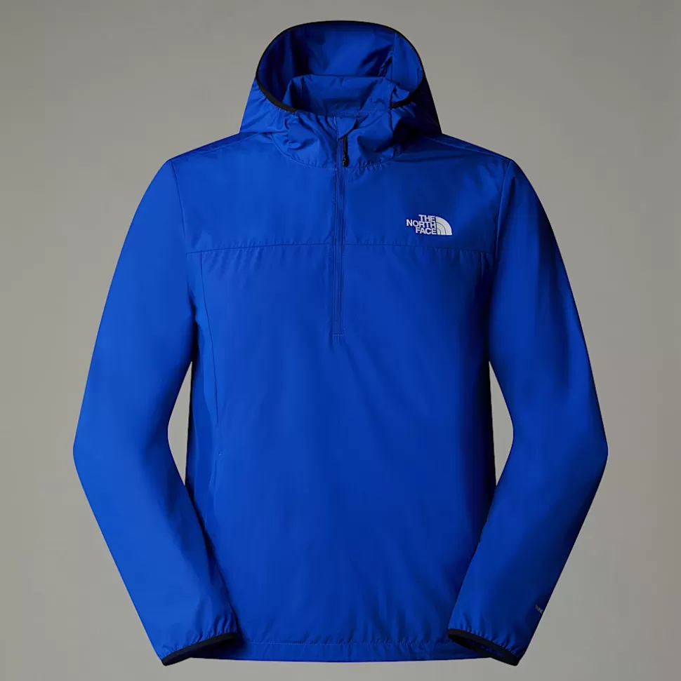 The North Face Chaqueta Cortavientos Con Cremallera De 1/4 Higher Run Para Hombre TNF Blue Cheap