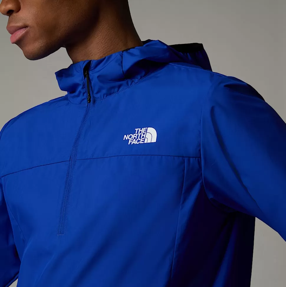 The North Face Chaqueta Cortavientos Con Cremallera De 1/4 Higher Run Para Hombre TNF Blue Cheap