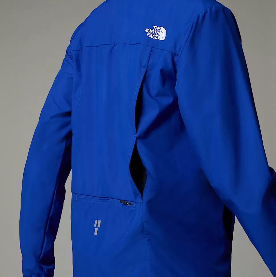 The North Face Chaqueta Cortavientos Con Cremallera De 1/4 Higher Run Para Hombre TNF Blue Cheap