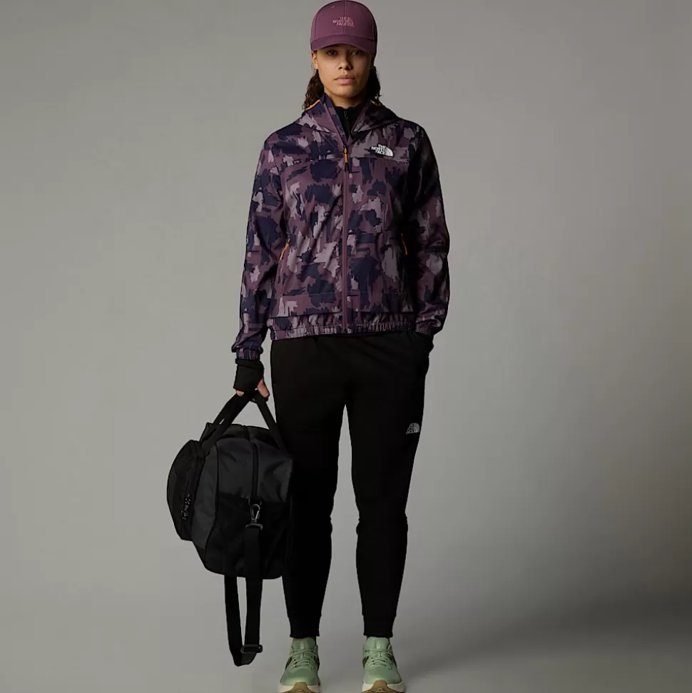 The North Face Chaqueta De Chándal Cortavientos Estampada Para Mujer Midnight Mauve Painted Mountains Print Best