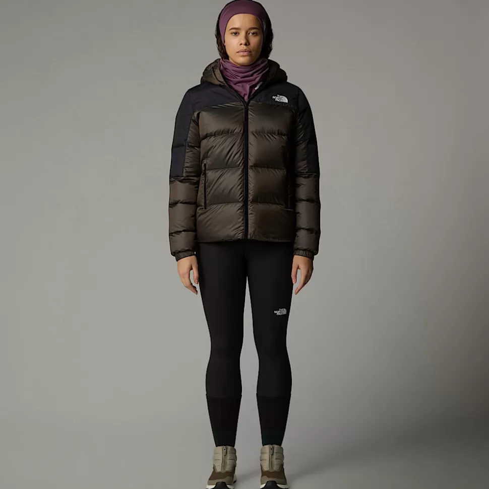 The North Face Chaqueta De Plumón Con Capucha Diablo 2.0 Para Mujer Smokey Brown Black Heather-TNF Black Best