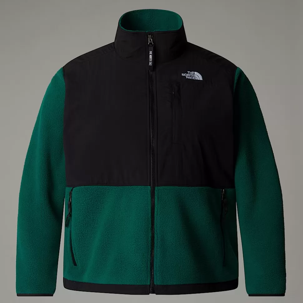 The North Face Chaqueta Denali Retro De Talla Grande Para Mujer EVERGREEN/TNF BLACK New