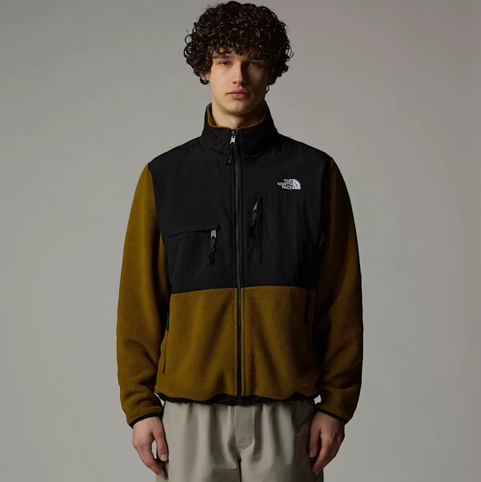 The North Face Chaqueta Denali Retro Para Hombre Moss Green-TNF Black New