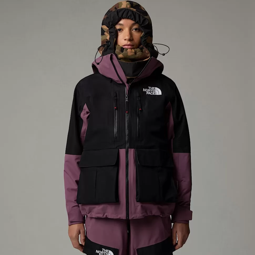 The North Face Chaqueta Dragline Para Mujer TNF Black-Midnight Mauve New