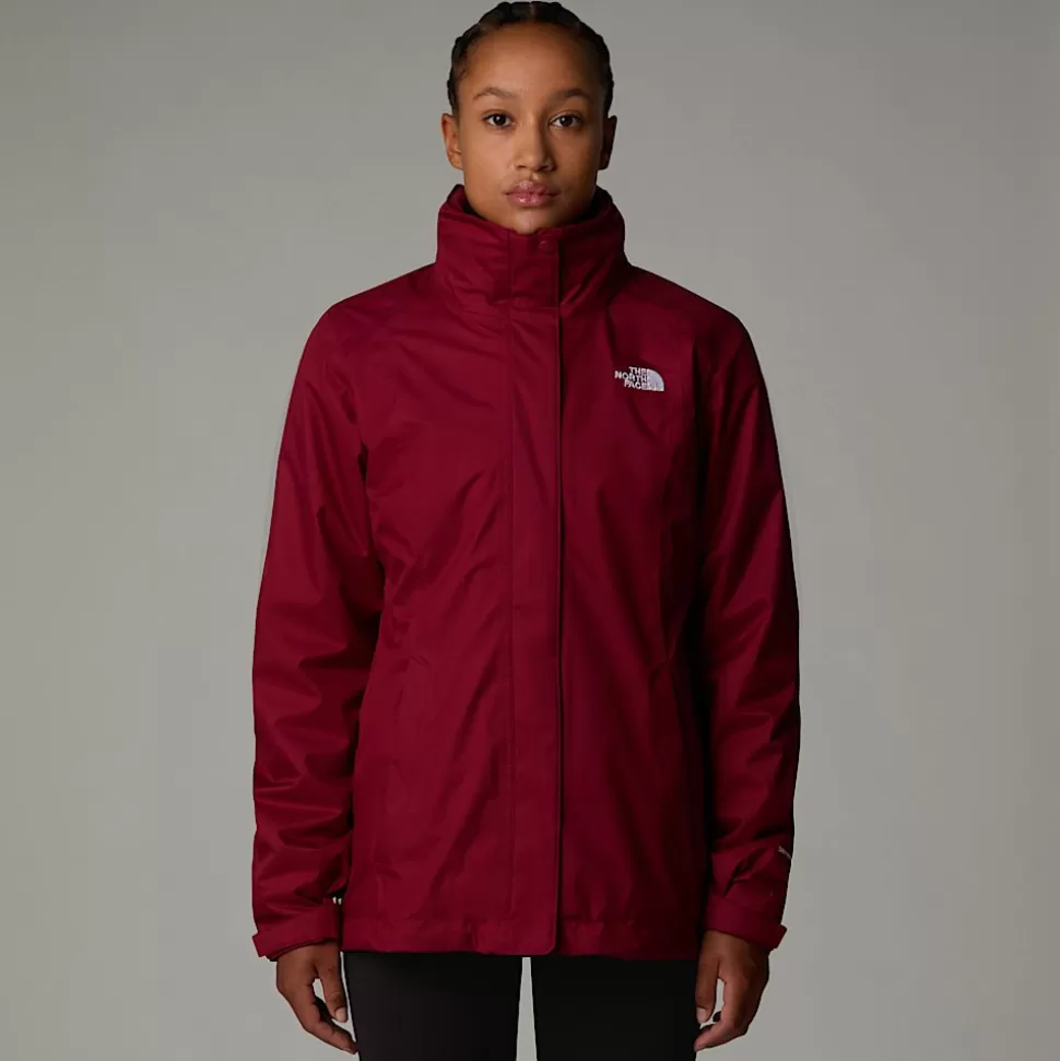 The North Face Chaqueta Evolve II Triclimate® Para Mujer Beetroot-White Dune Sale